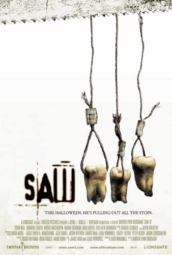 saw movie poster