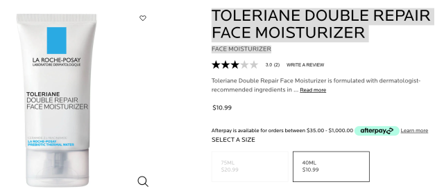 La Roche Posay Moisturizer